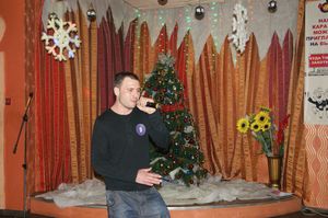 Столики экспертов устанавливаются в одной из частей зала... кошка